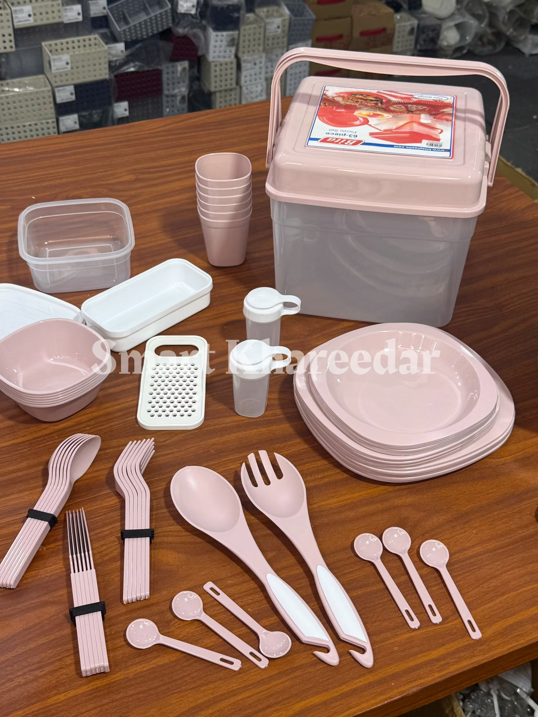 63pc Bita Picnic Set - All in One Family Box