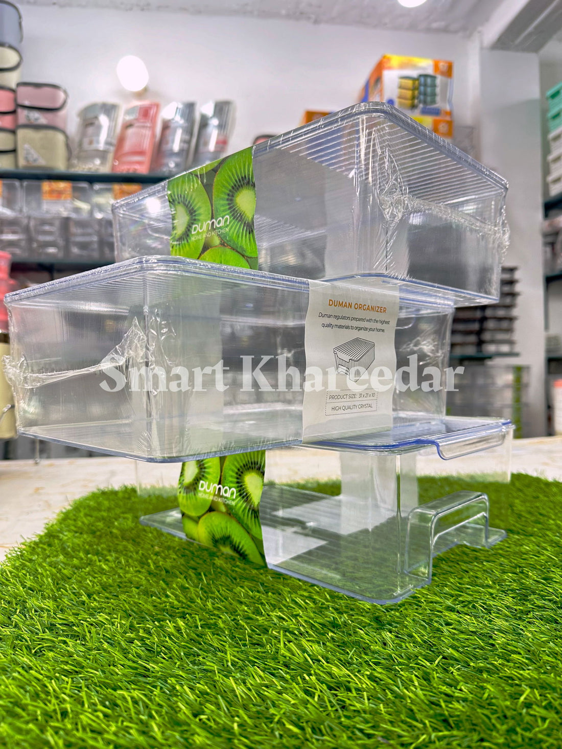4L DUMAN Acrylic Fridge Organizer [Large] - Smart Khareedar