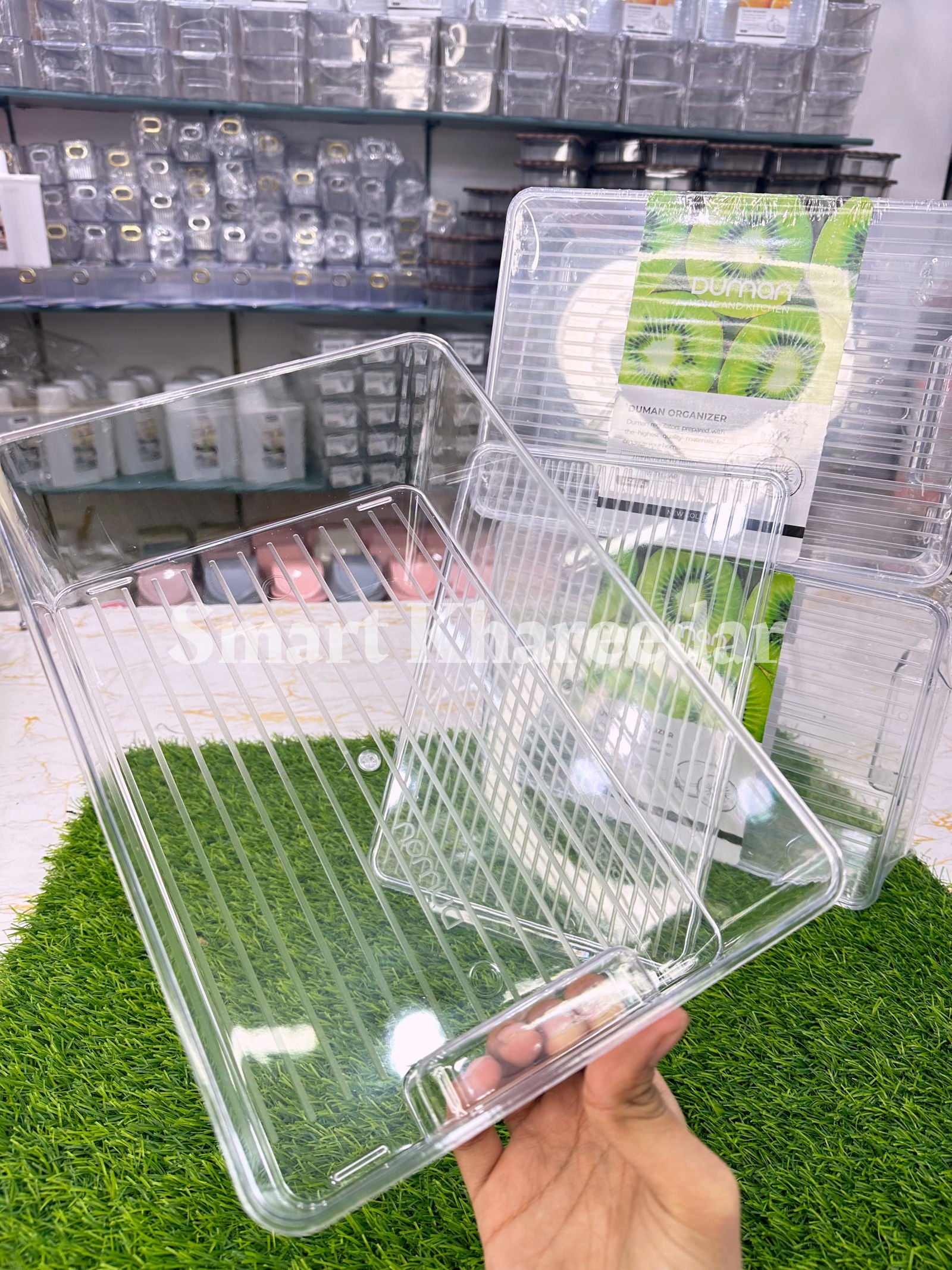 4L DUMAN Acrylic Fridge Organizer [Large] - Smart Khareedar