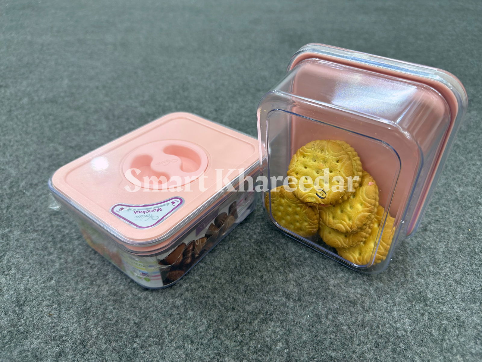 550ml Venus Airtight Acrylic Lock Jar - Smart Khareedar