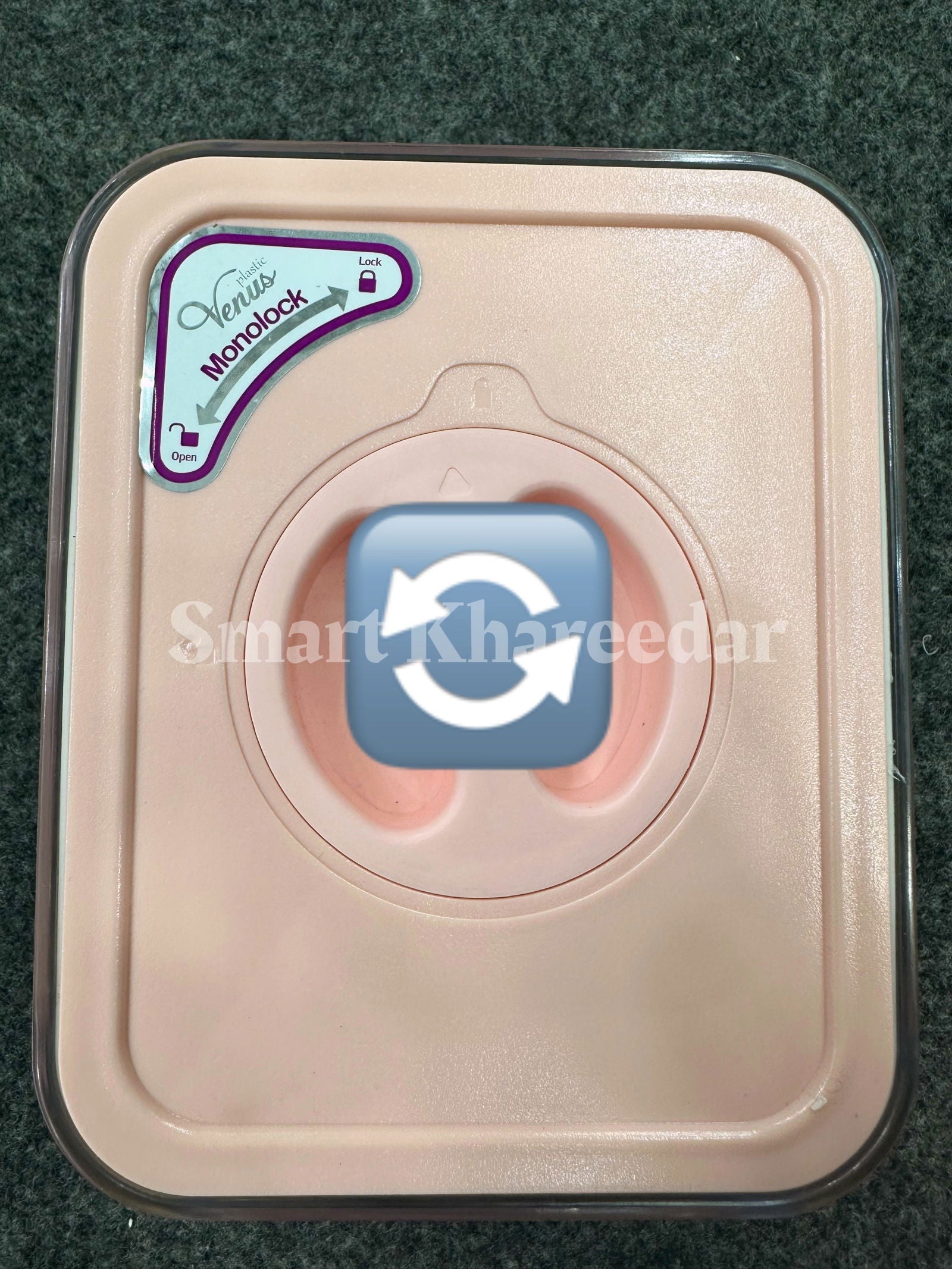 550ml Venus Airtight Acrylic Lock Jar - Smart Khareedar