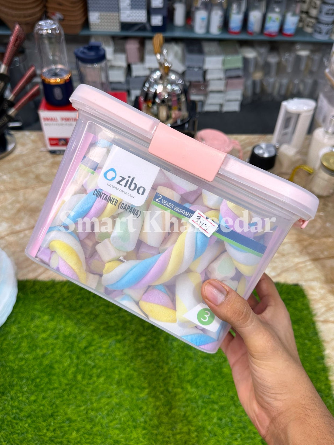 3L Ziba Airtight 4-Lock Seal Bowl Container