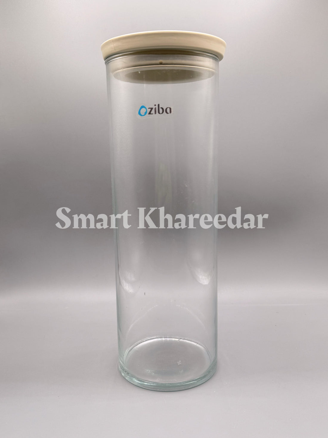 Ziba Glass Airtight Long Pasta Jar - 2.5kg
