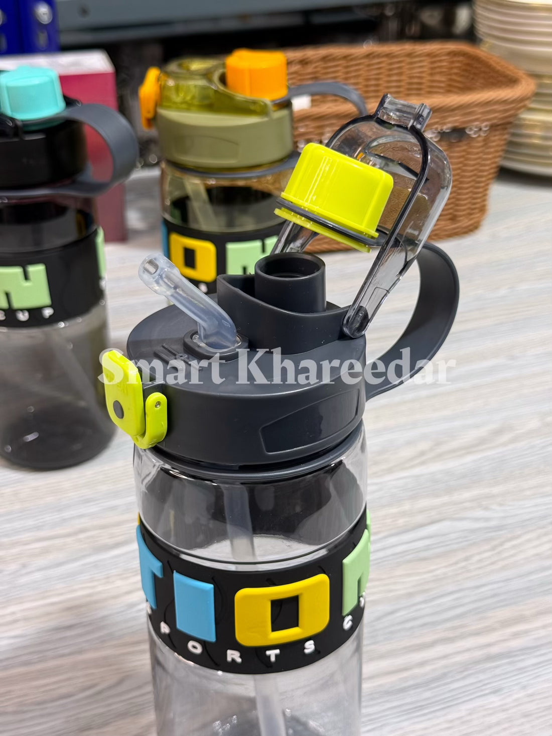 Motion 1000ml 2in1 Sipper & Water Bottle | Sports Cup