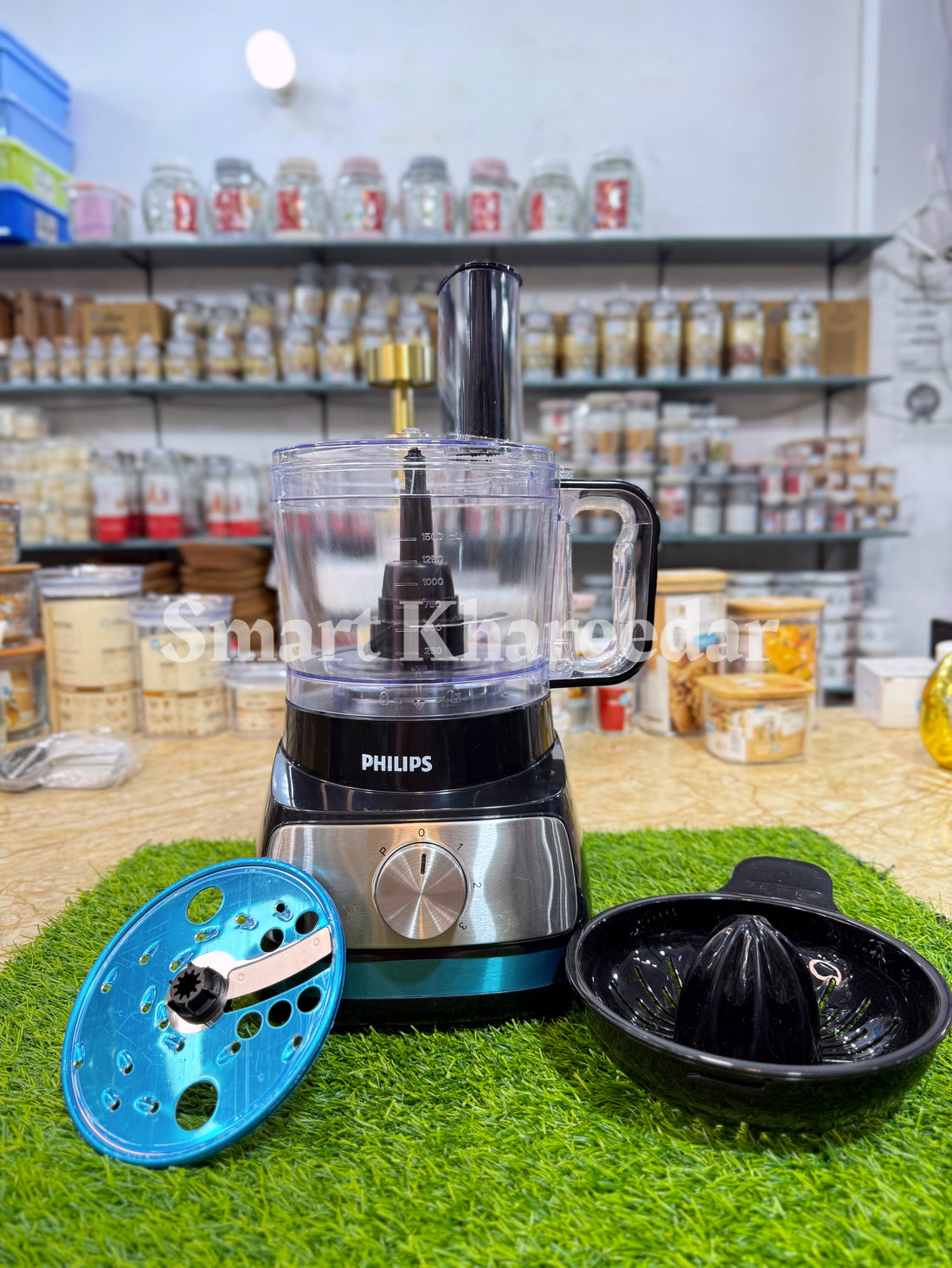 Philips 4in1 MultiFunctional Food Processor Chopper, Shredder, Gratter, Citrus Juicer | PH-619