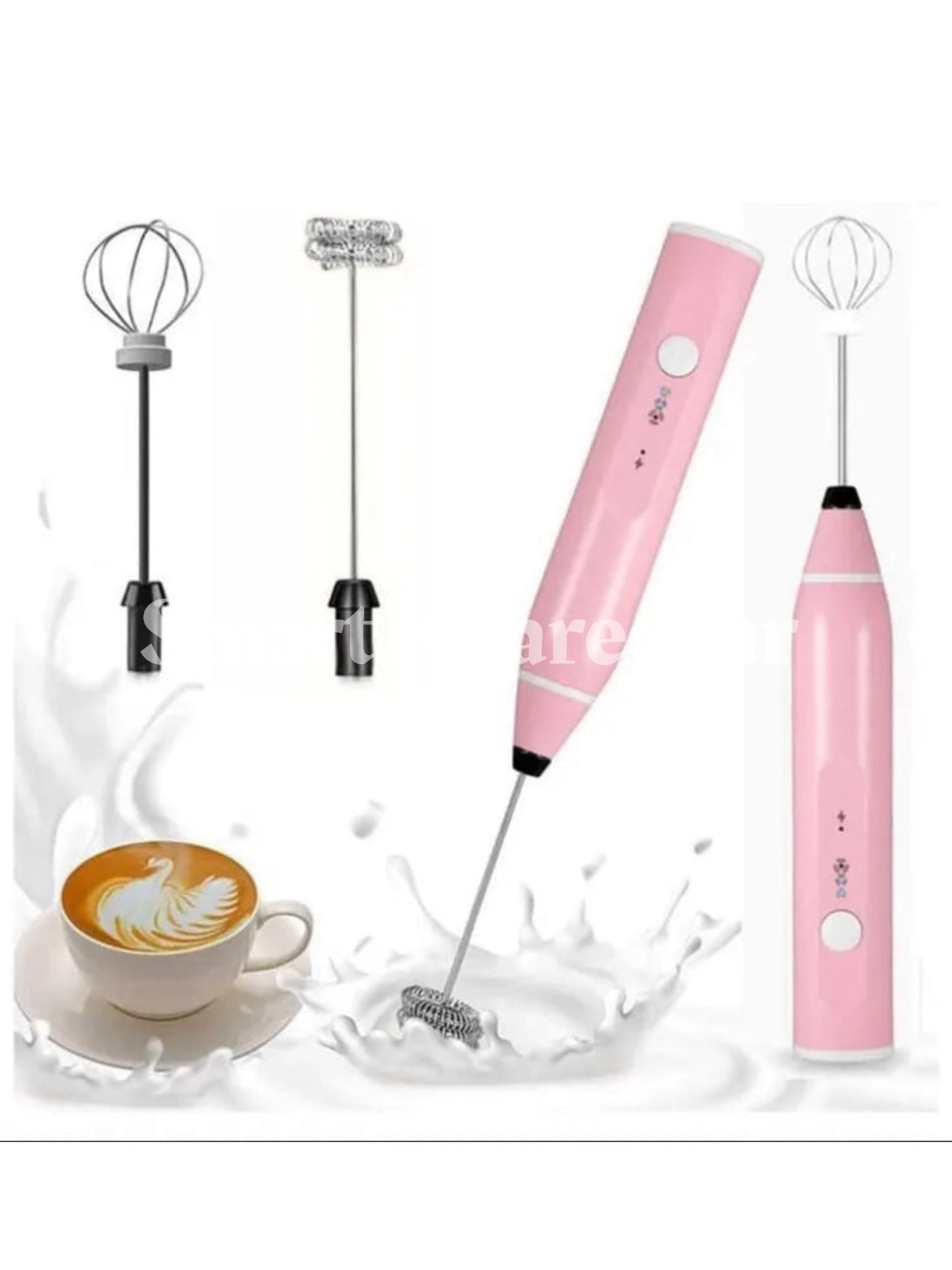 Electric Milk Frother Portable Egg Beater/Coffee Beater USB Rechargeable Handheld Coffee Blender Milk Shaker Mixer Foamer Food Blender