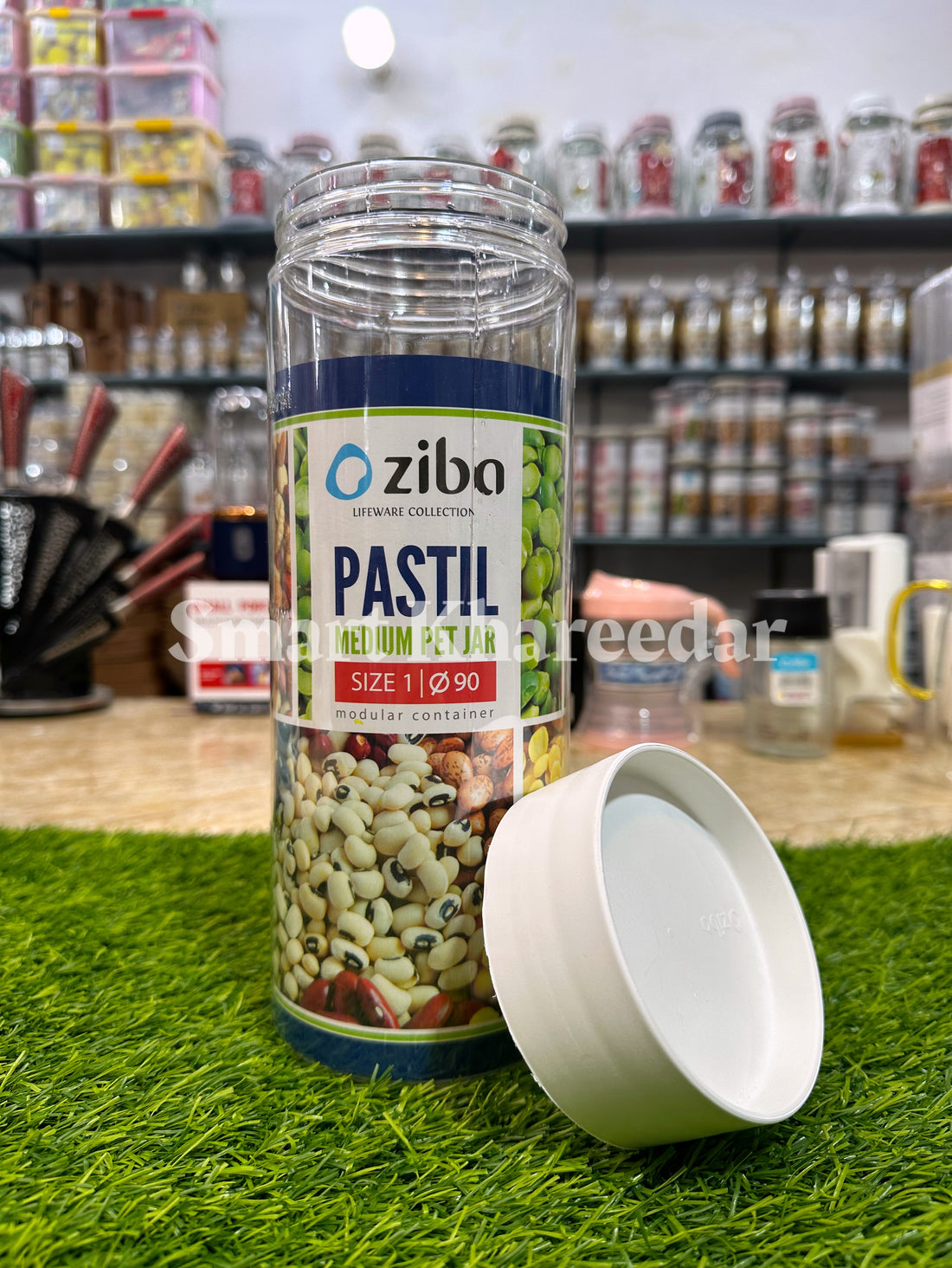 2kg Ziba Plastic Airtight Pet Jar - Size 3 | Spaghetti Jar