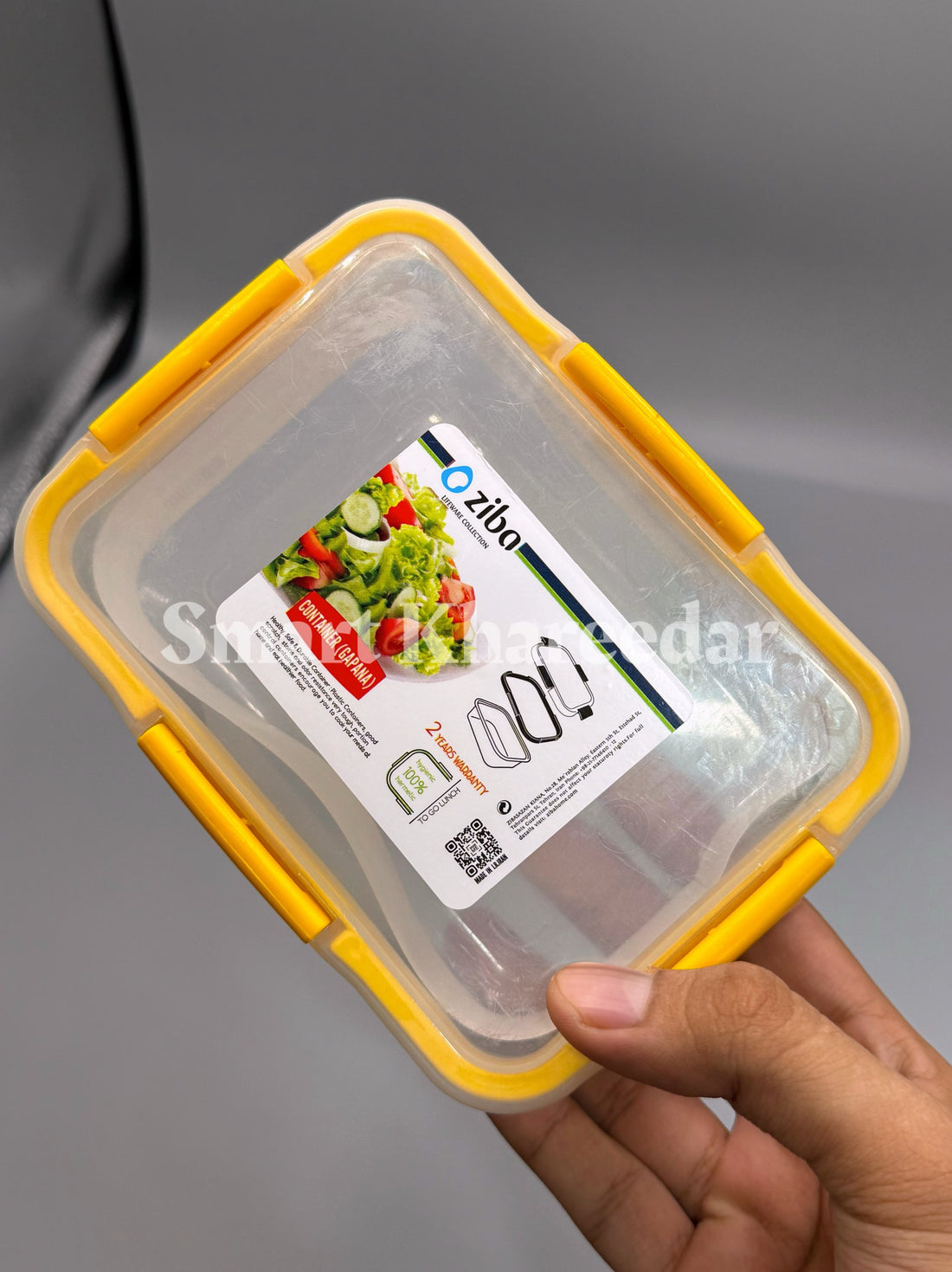 Ziba 4 Lock Lunch Box 400ml with Airtight Lid - Extra High Quality Bowl