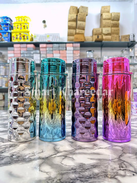 Beautiful Glass 500ml Water Bottle | Multicolor