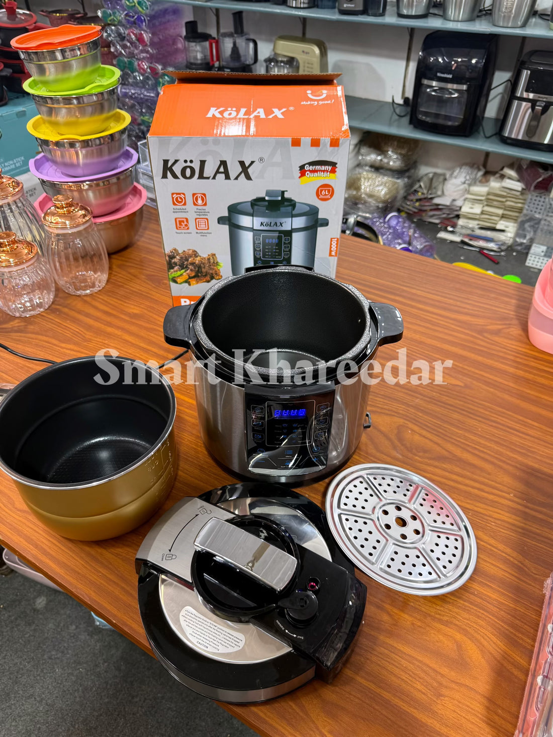 KÖLAX 6L Digital Electric Pressure Cooker | Multi-Function Smart Cooker