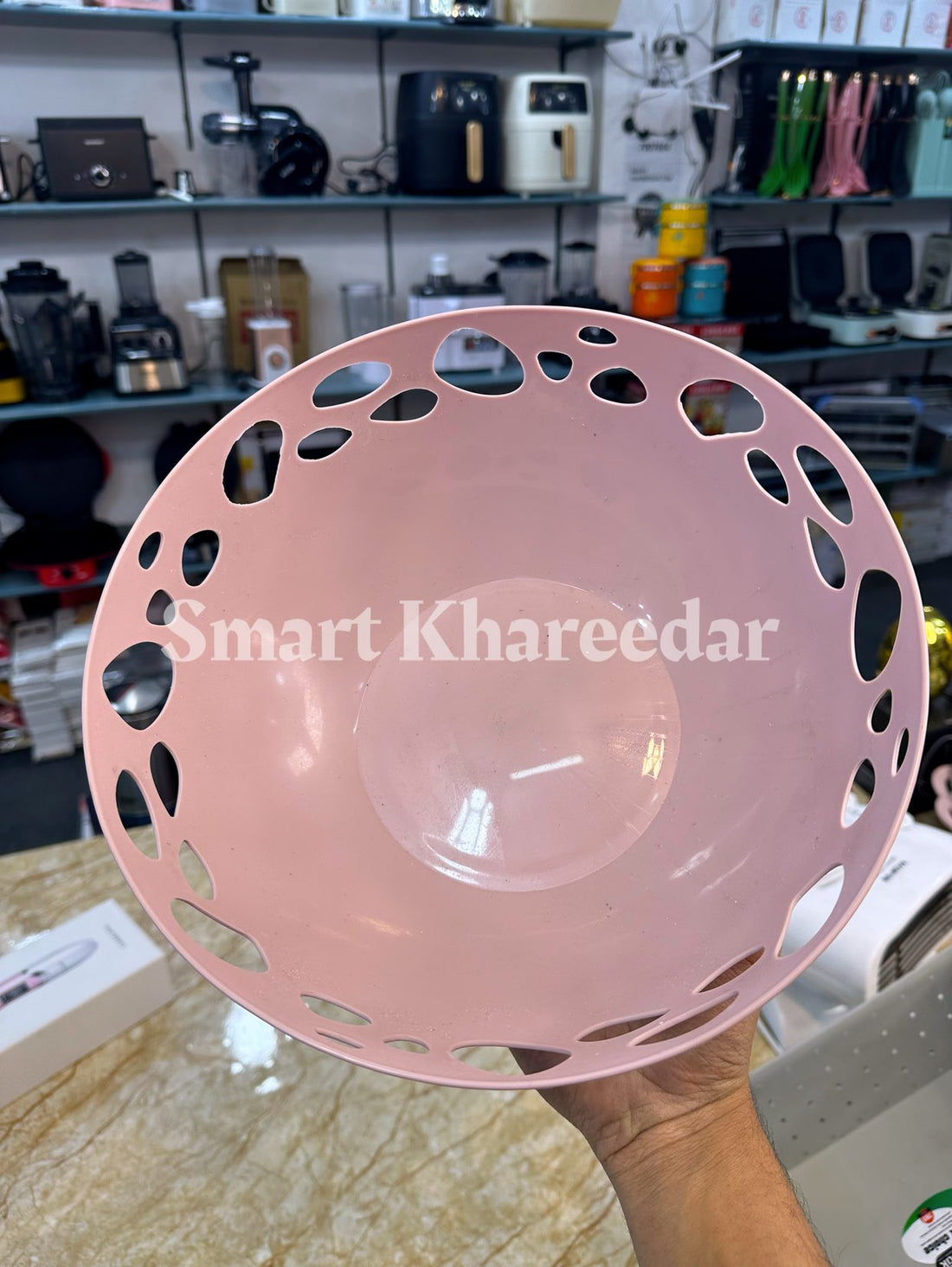 Large Plastic Round Bowl - Fruit Basket