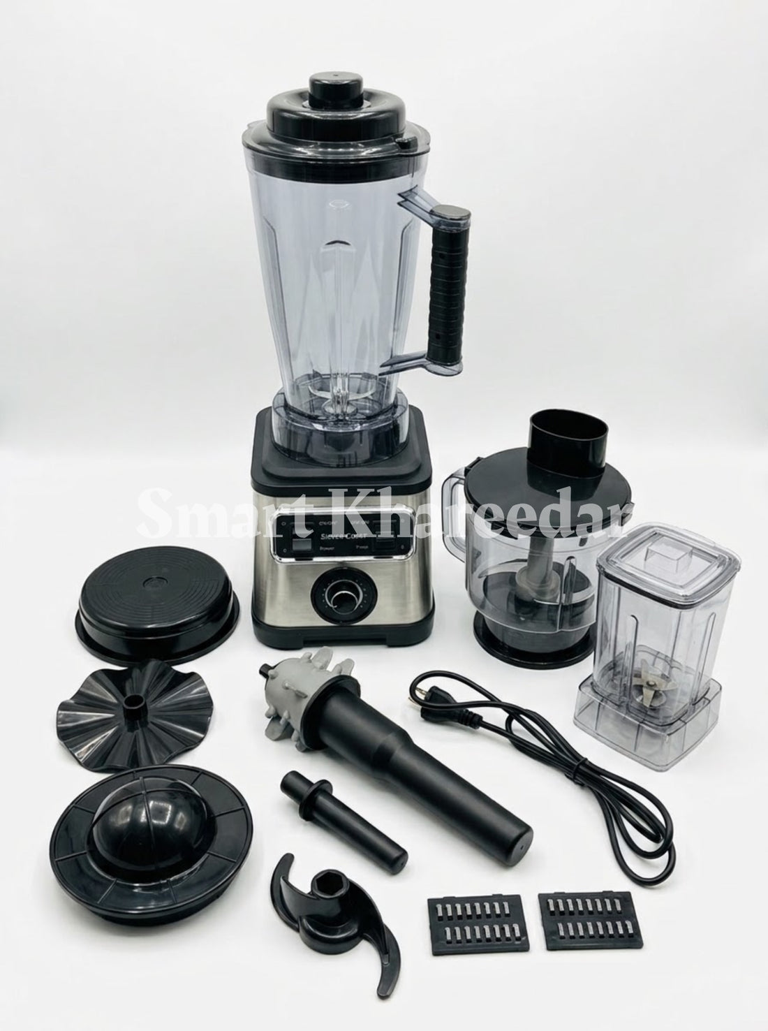 Silver Crest 8-in-1 Multipurpose Blender Set | 3L Jug | 9500W | SC-5092