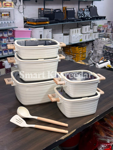 Donnor Luxury Crest Non-stick 12pc Cookware Set