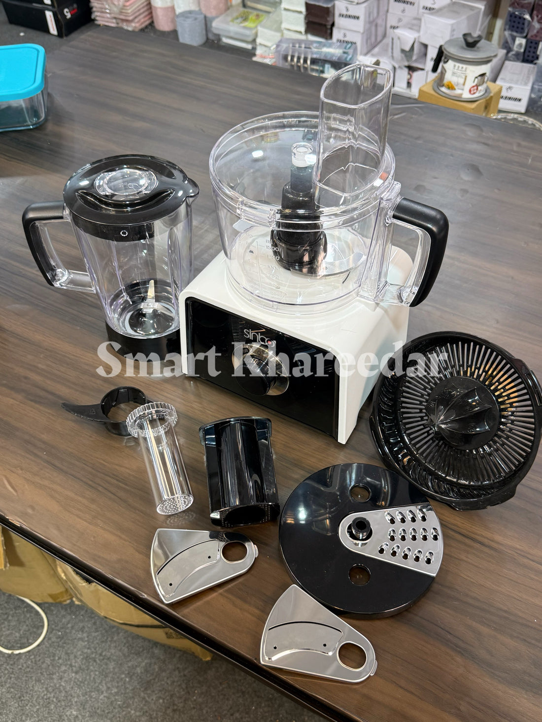 Sinbo 7in1 MultiFunctional Food Processor - Blender Juicer Chopper Set