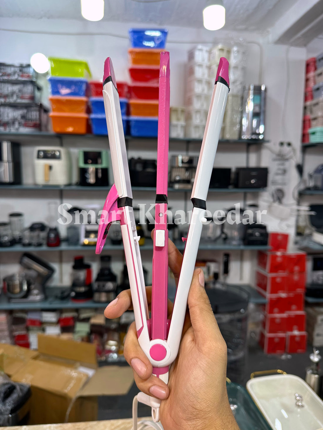 Kemei 3in1 Hair Straightener + Curler + Crimmper KM-1291