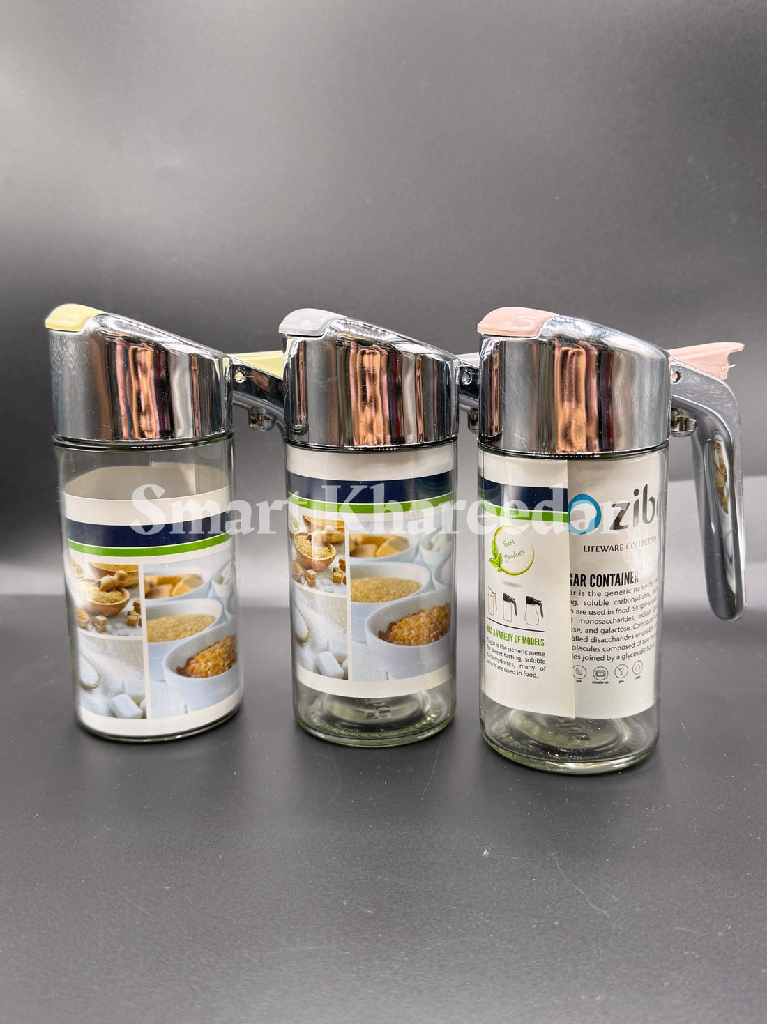 Ziba Glass 300ml Dispenser Container | Sugar Pot