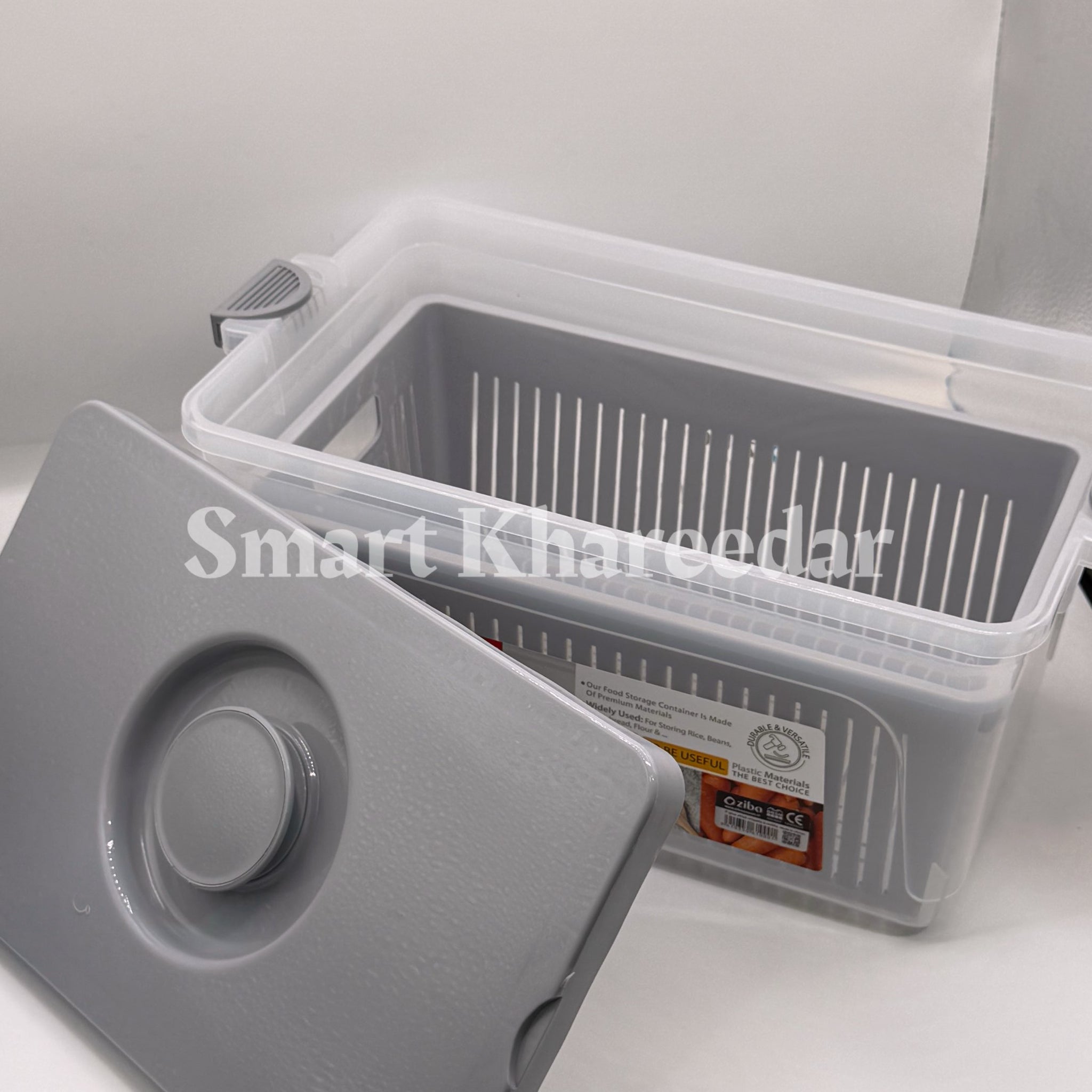 Ziba Airtight Rice & Fruit Food Storage Container – Freshness Preserving Box