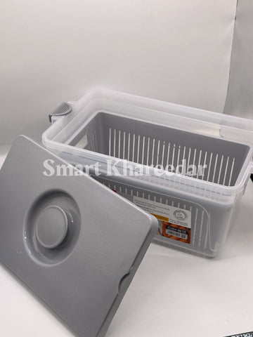 Ziba Airtight Rice & Fruit Food Storage Container – Freshness Preserving Box