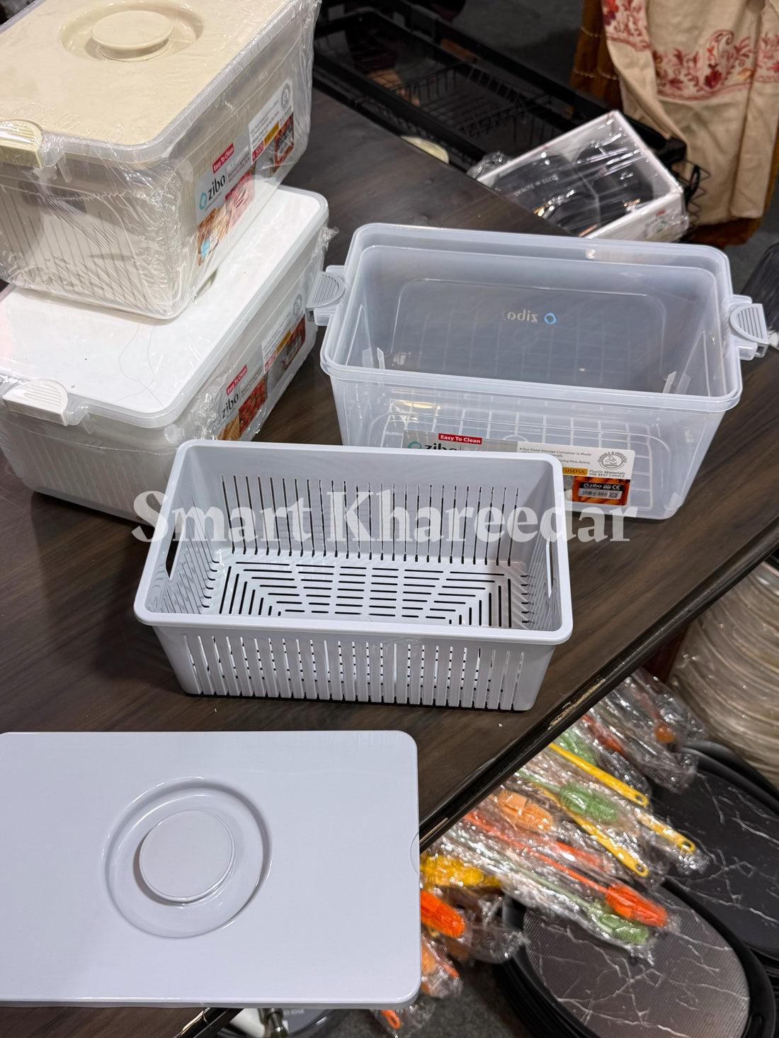 Ziba Airtight Rice & Fruit Food Storage Container – Freshness Preserving Box