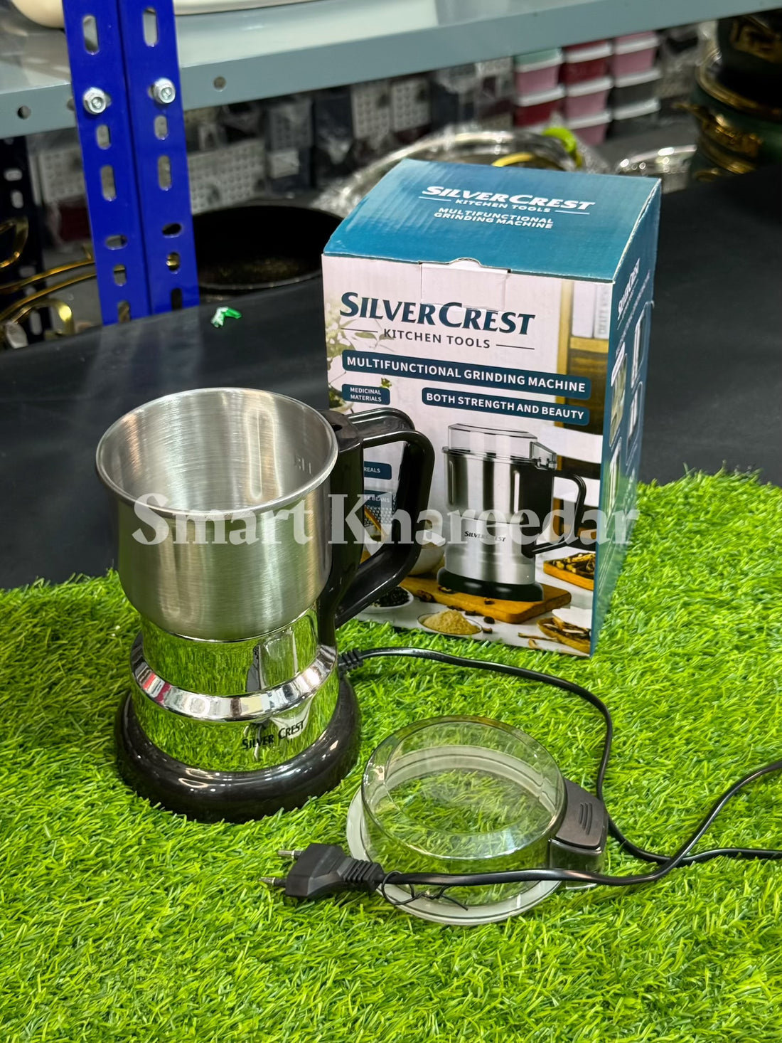 500ml 4 Blades Silver Crest Electric Spice Grinder
