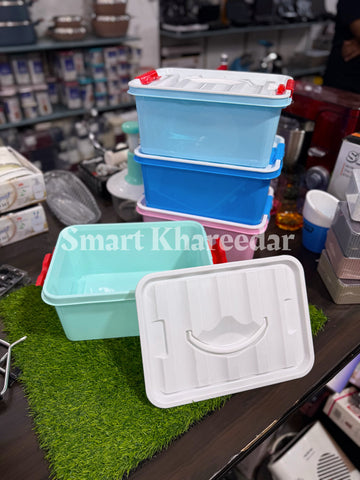 10L Airtight Colorful Container Box | Organizer Box