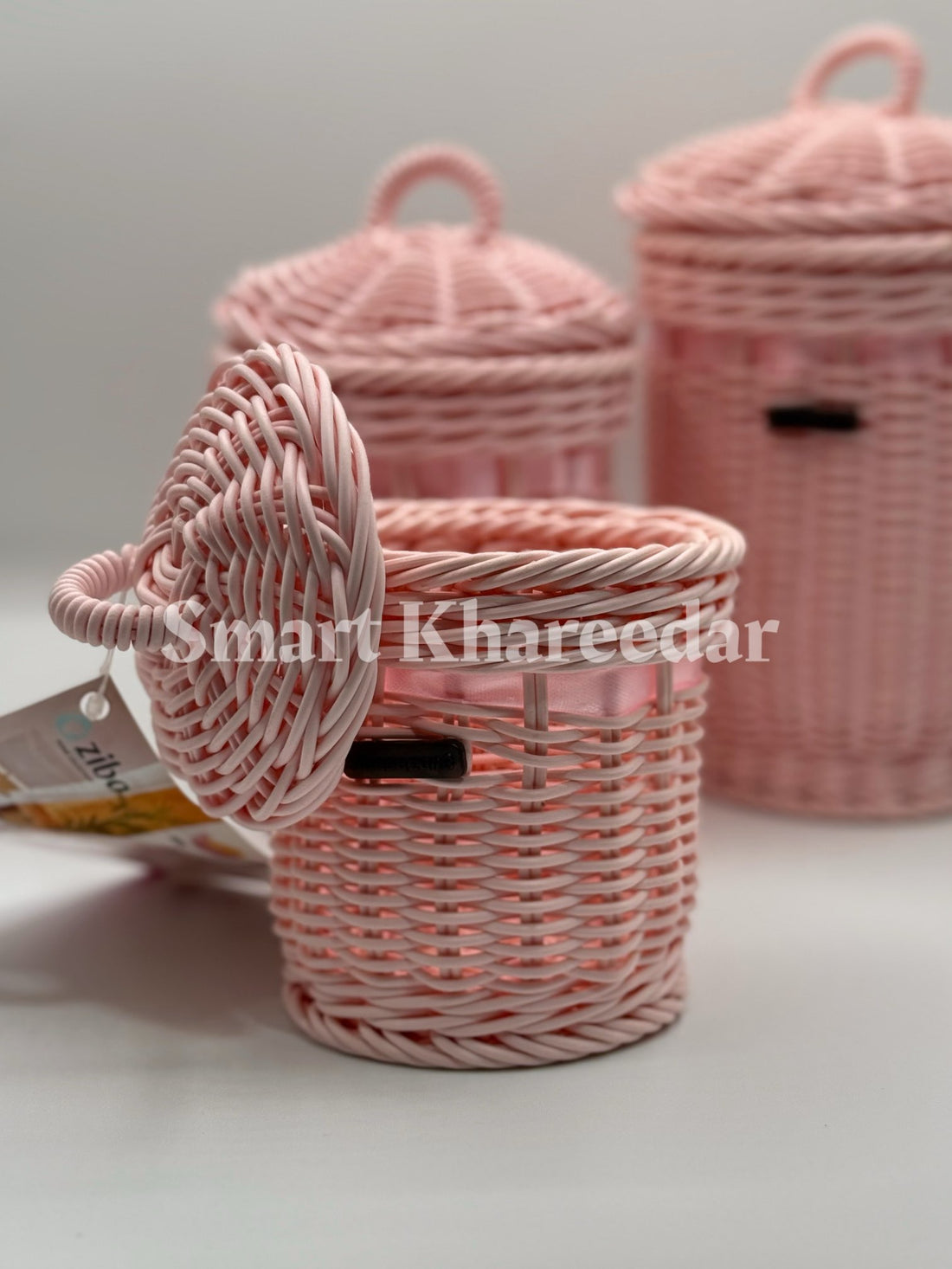 Set of 3 Ziba Sazan Borna Wicker Basket
