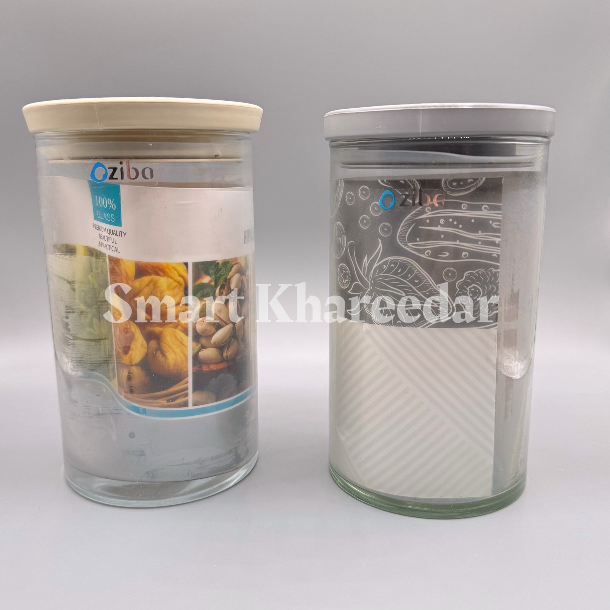 Ziba Glass Jar with Airtight Lid - 1kg