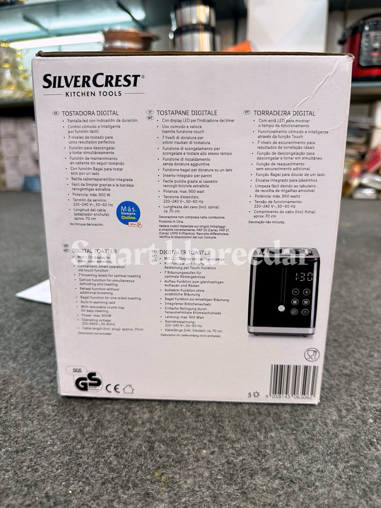 Silver Crest Digital Toaster [german]