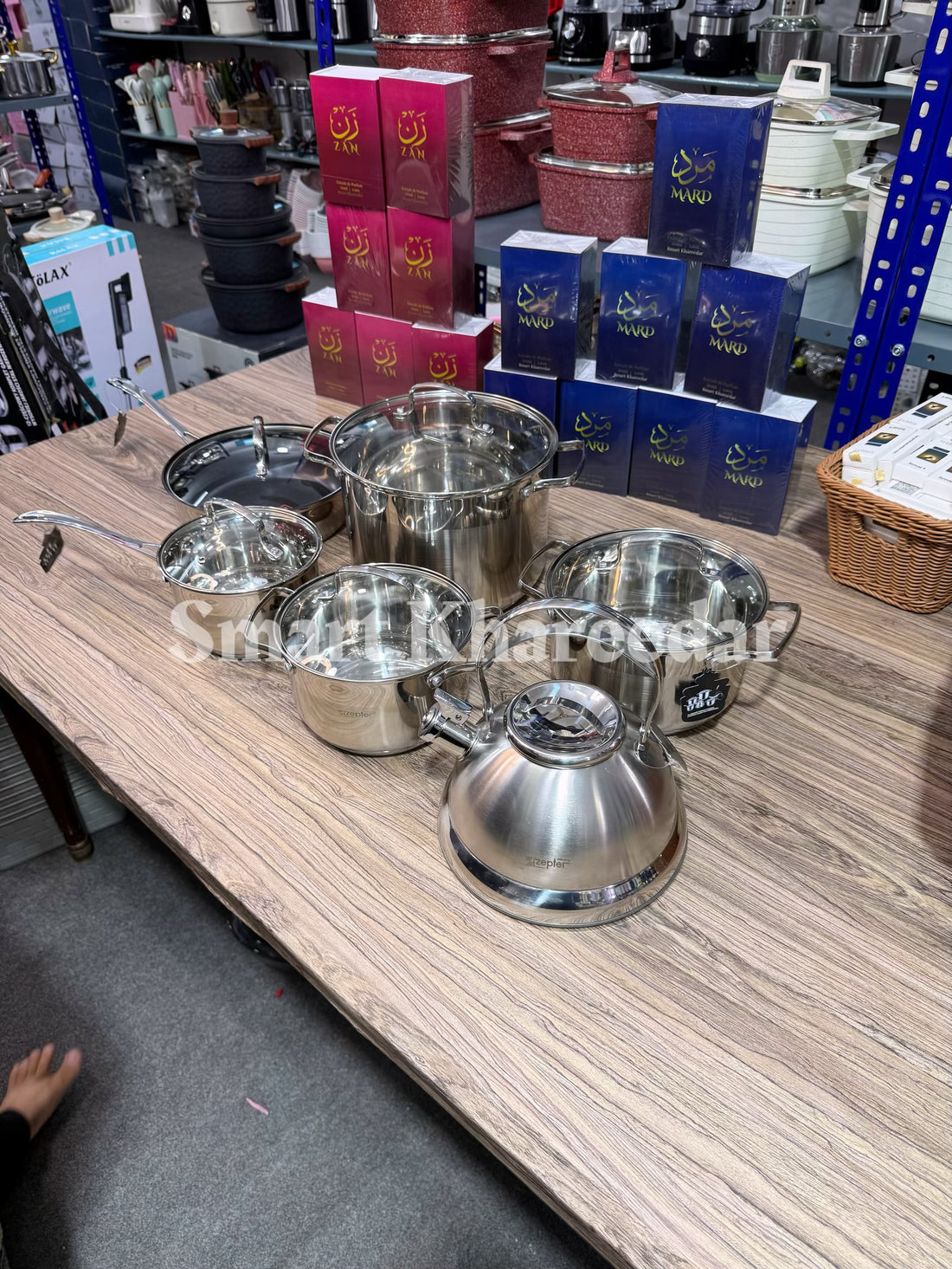 Zepter 12pc Stainless Steel imported COOKWARE set | ZP-277