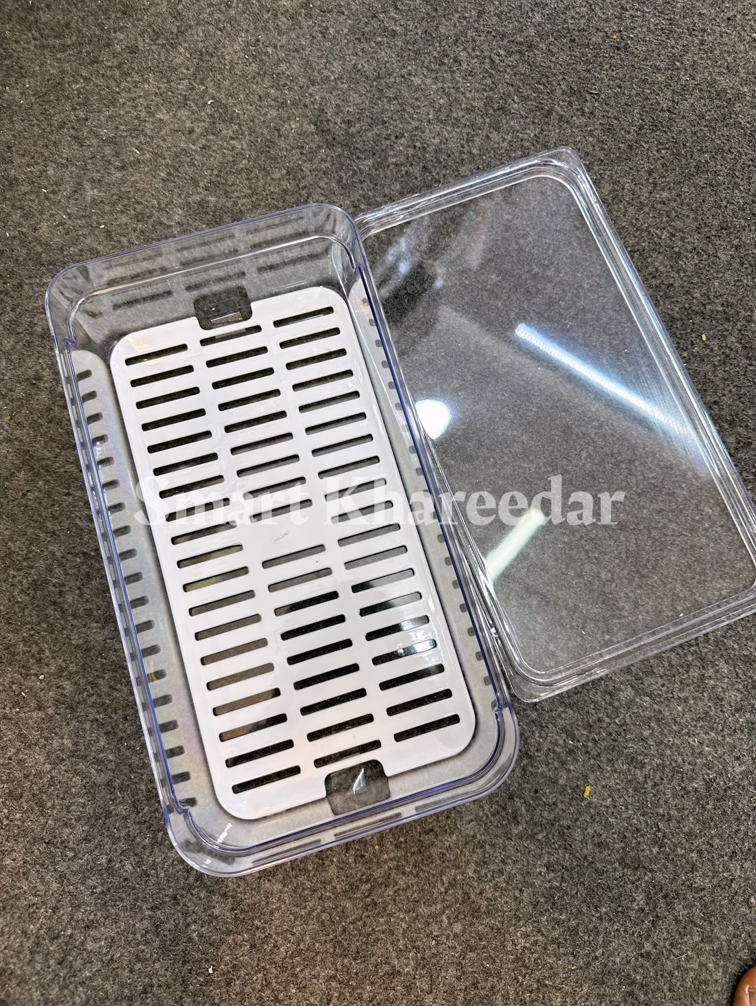 Bisan Acrylic Fridge Organiser With Lid