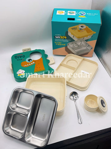Super Dinosaur 304 Grade Stainless Steel Lunch Box | Banto Box CY-6812