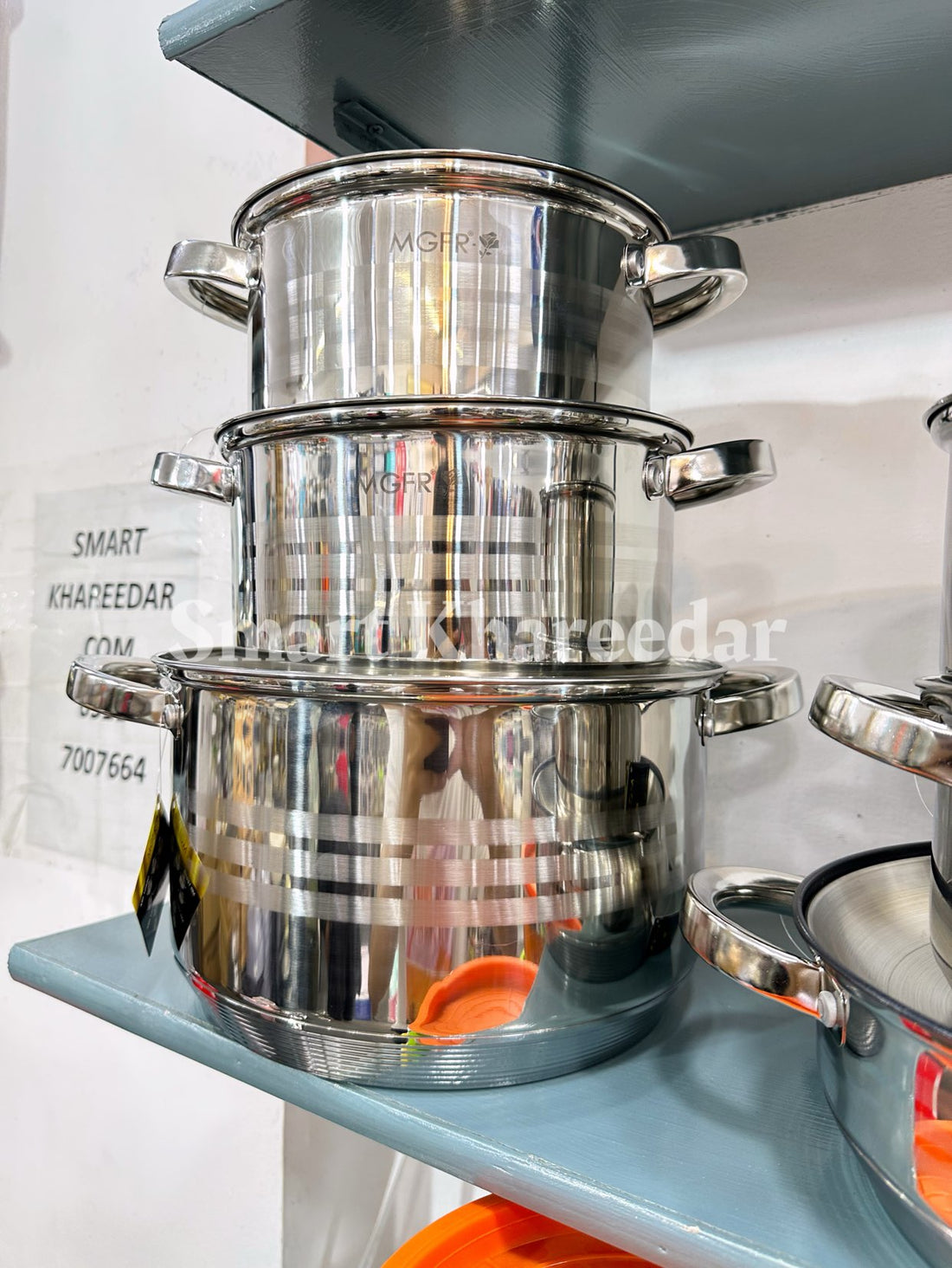 MGFR® 12-Piece Stainless Steel Cookware Set (MR-755G)