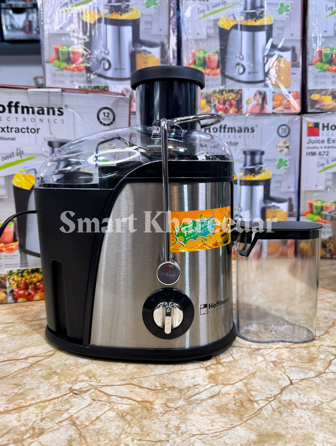 Hoffmans HM-622, Electric Carrot  Juicer 1200W – Stainless