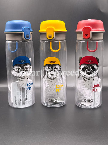 “Look Fly” Animal Character Flip-Top Water Bottle – 1L  | Cille