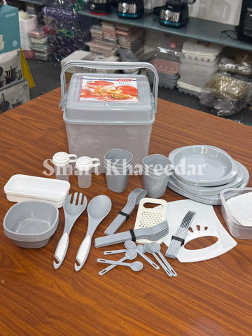 63pc Bita Picnic Set - All in One Family Box