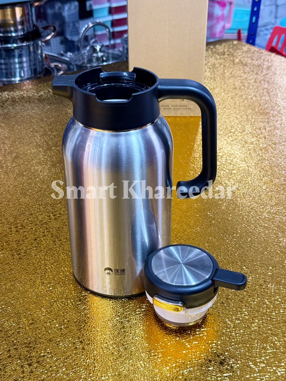 Long 2.2L Thermos Flask | Stainless Steel Tea Pot 24 Hours Hot and cool