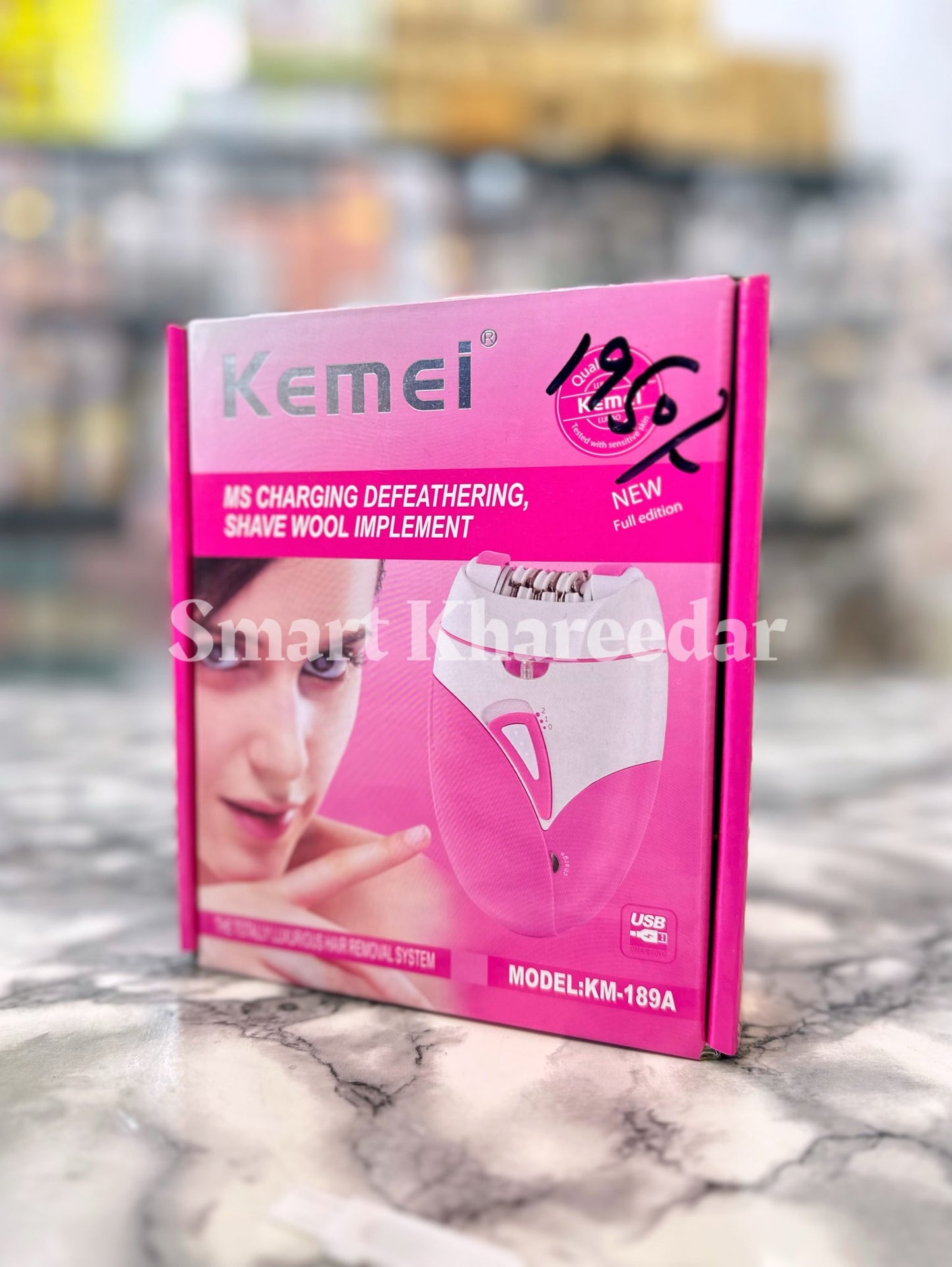 KEMEI KM-189A HAIR REMOVAL EPILATOR FOR WOMEN