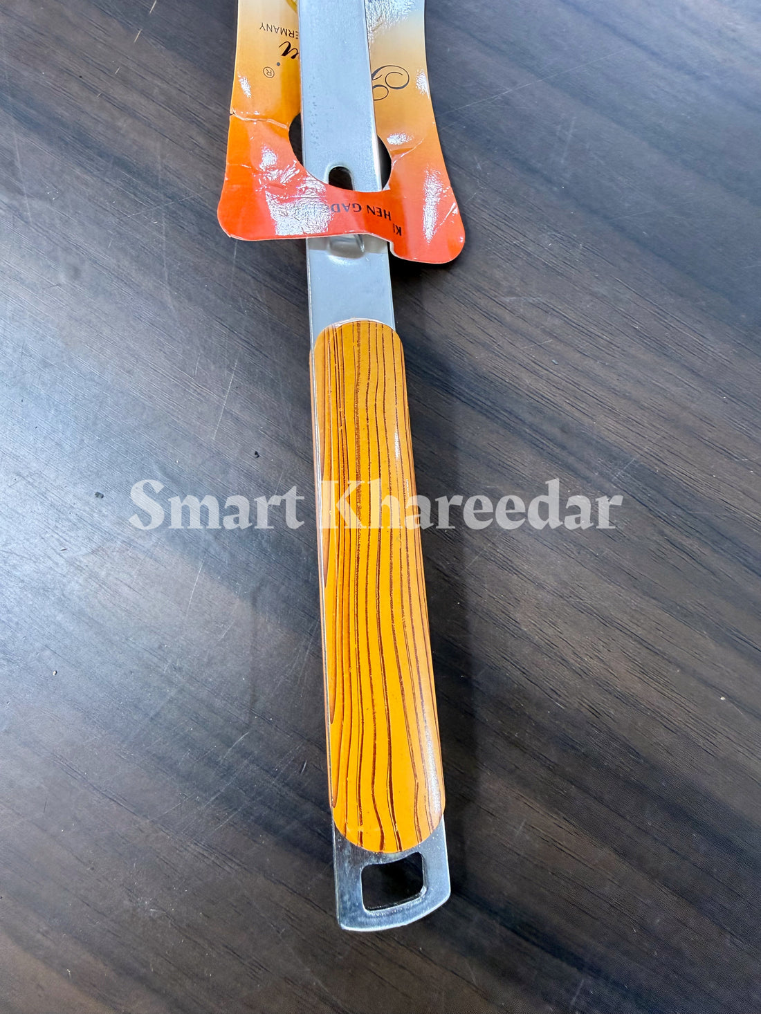 Jumbo Wooden Handle Stainless Steel PAKORA Jali Strainer | Spider Utensil