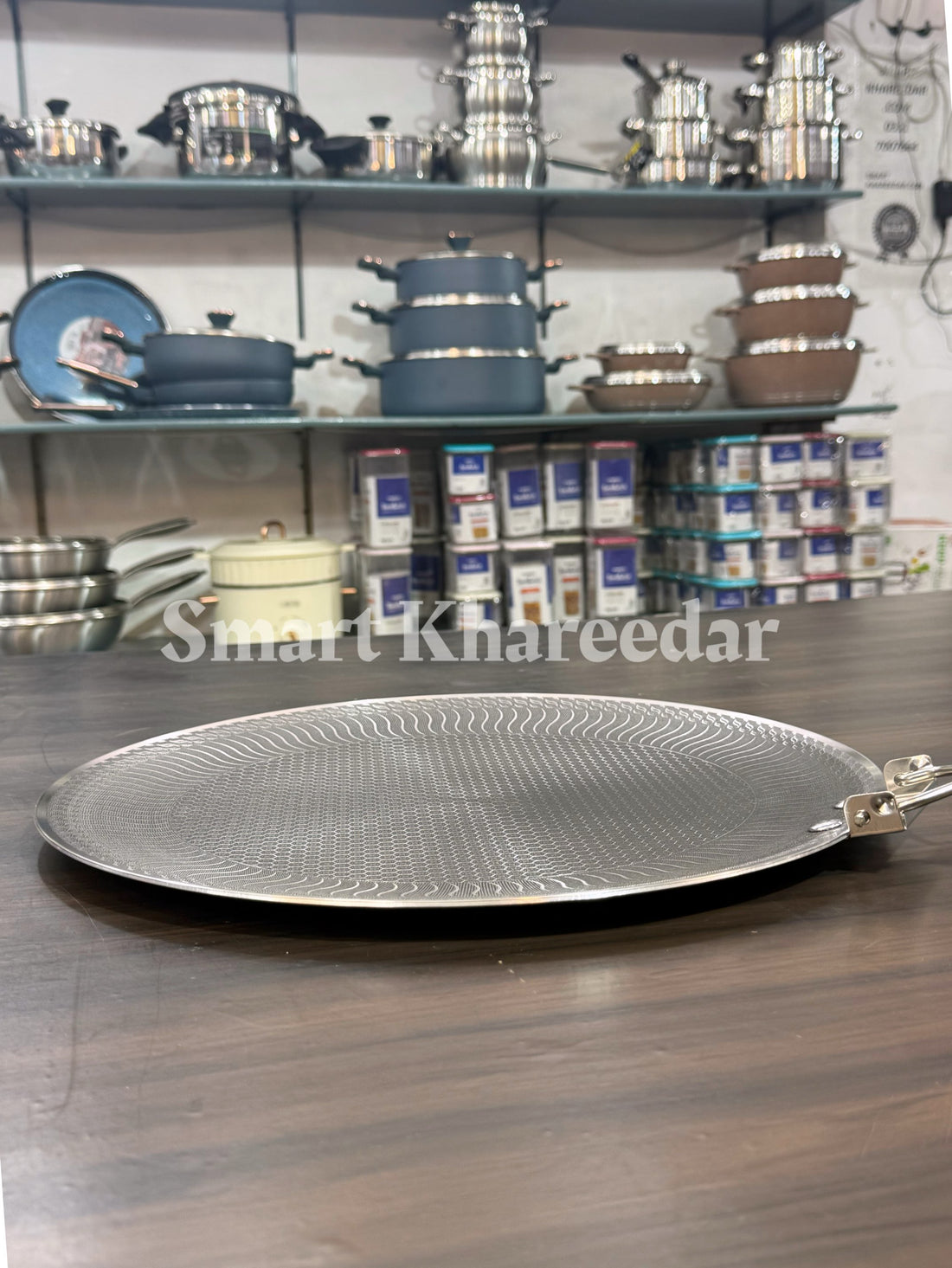 Wooden Handle 38cm Honeycomb LaserCut TAWA