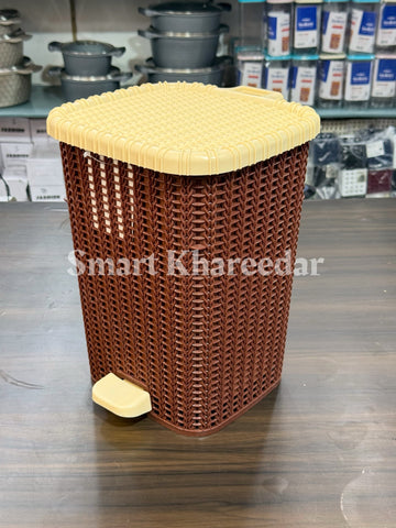 10L Peddle Double Basket Dustbin - Trash Bin