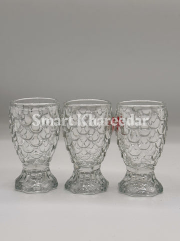 6  Wine Shape Glass - Zamzam Glass