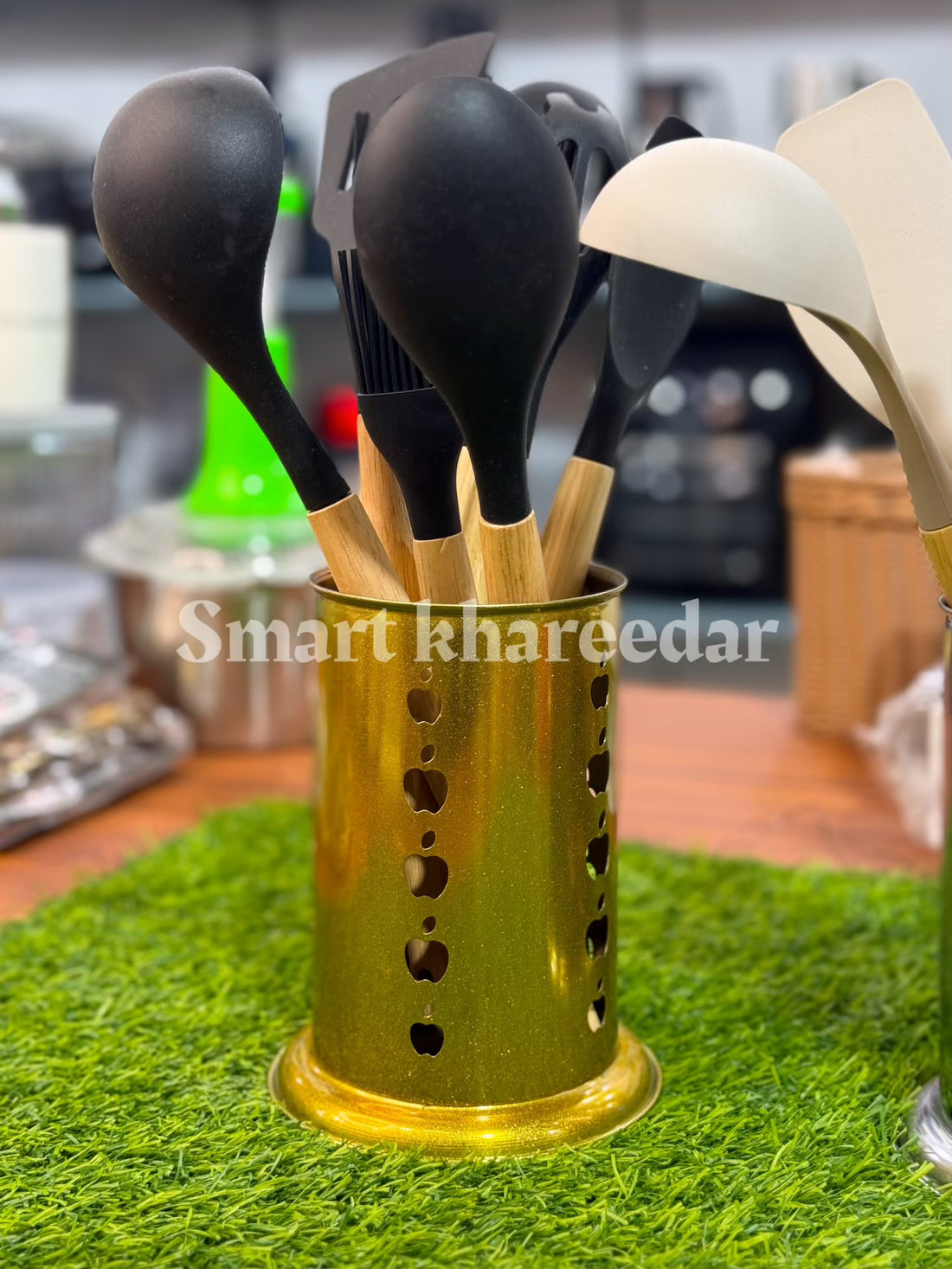 Metal Spoon Holder | Cutlery Stand Case