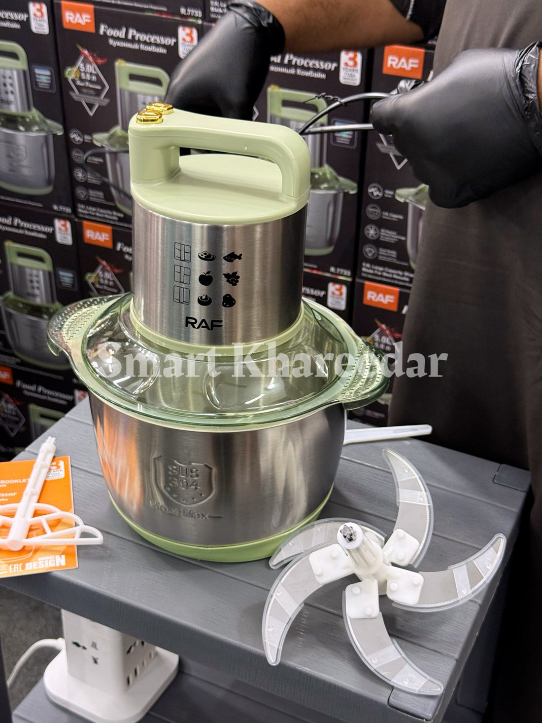 RAF 5L Electric Meat Chopper R.7733 - Food Processor