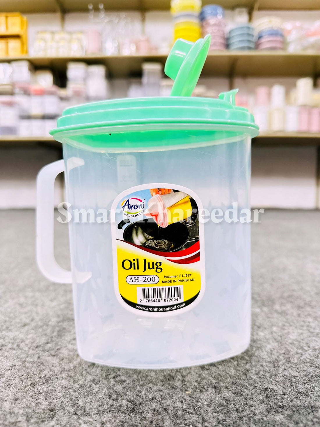 Arooni Oil Jug Highly Unbreakable [1 litre] - Smart Khareedar