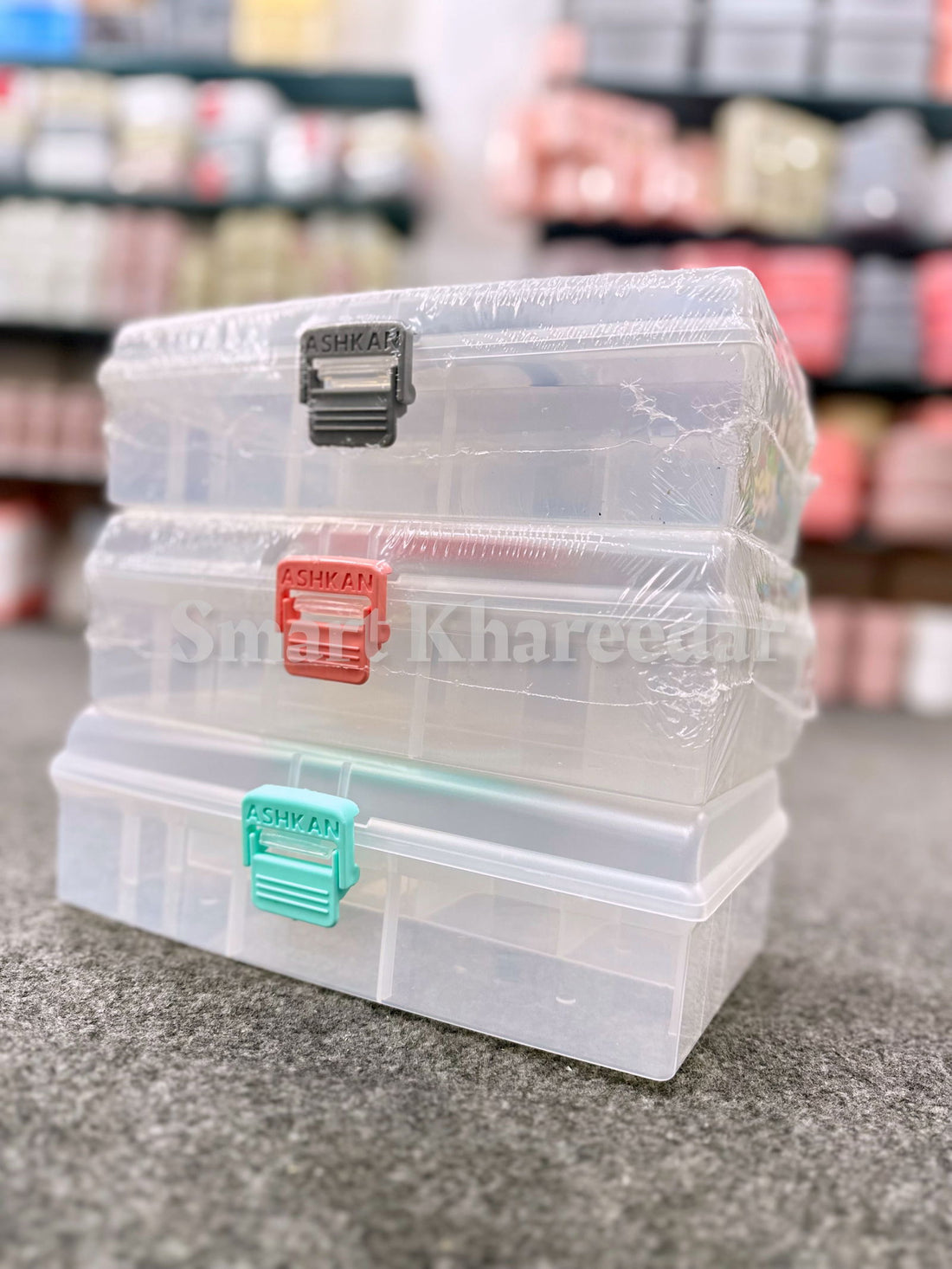 Ashkhan Transparent Portion Medical Box [Organiser] - Smart Khareedar