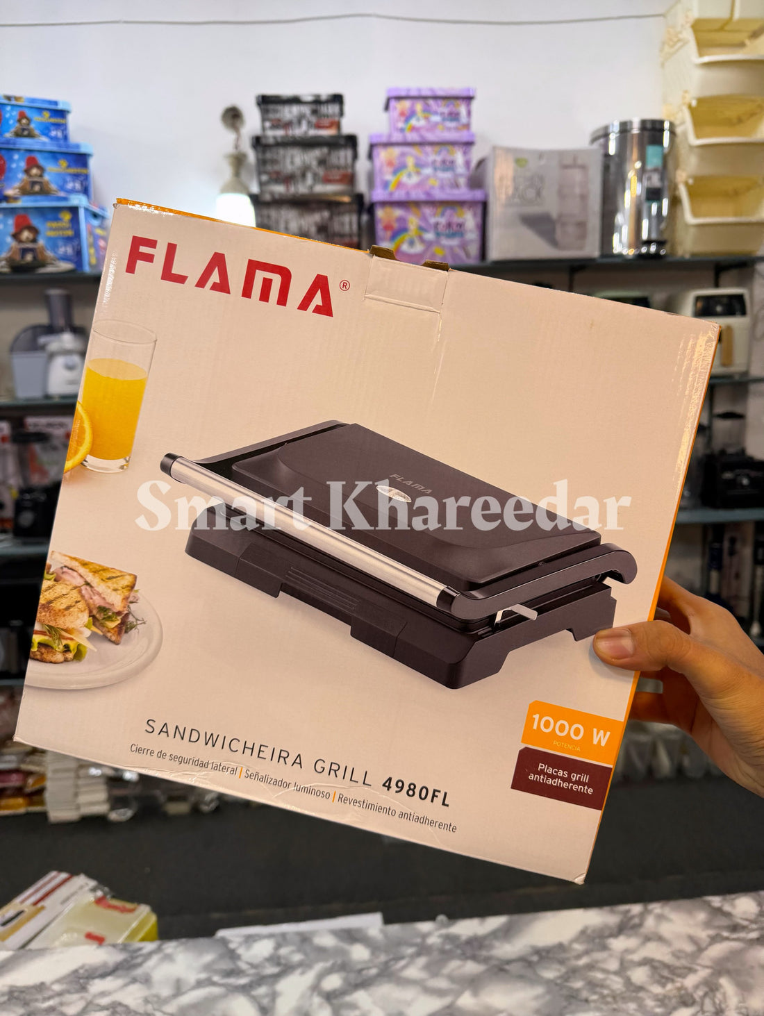 FALAMA 30cm Electric Grill Maker 4980FL