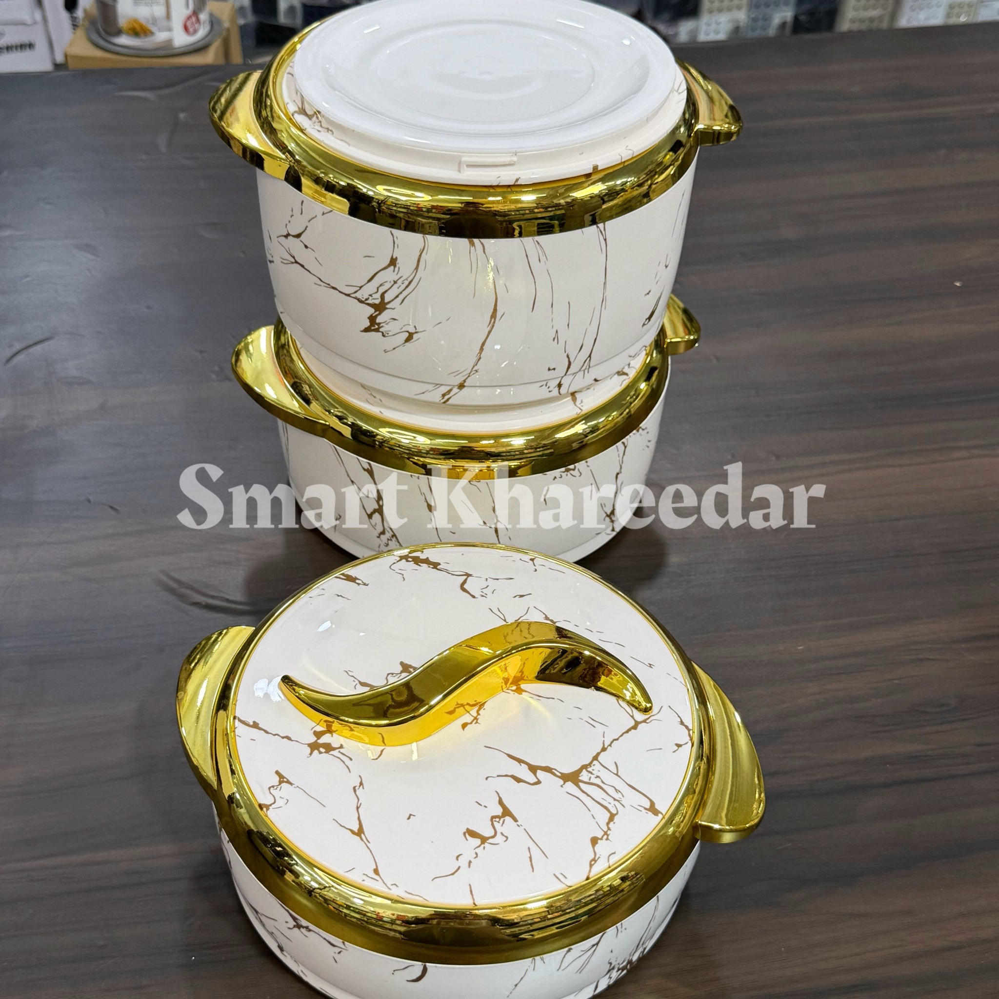 3pc Hotpot set - Food Warmer Set - Stainless Steel Travel Pots