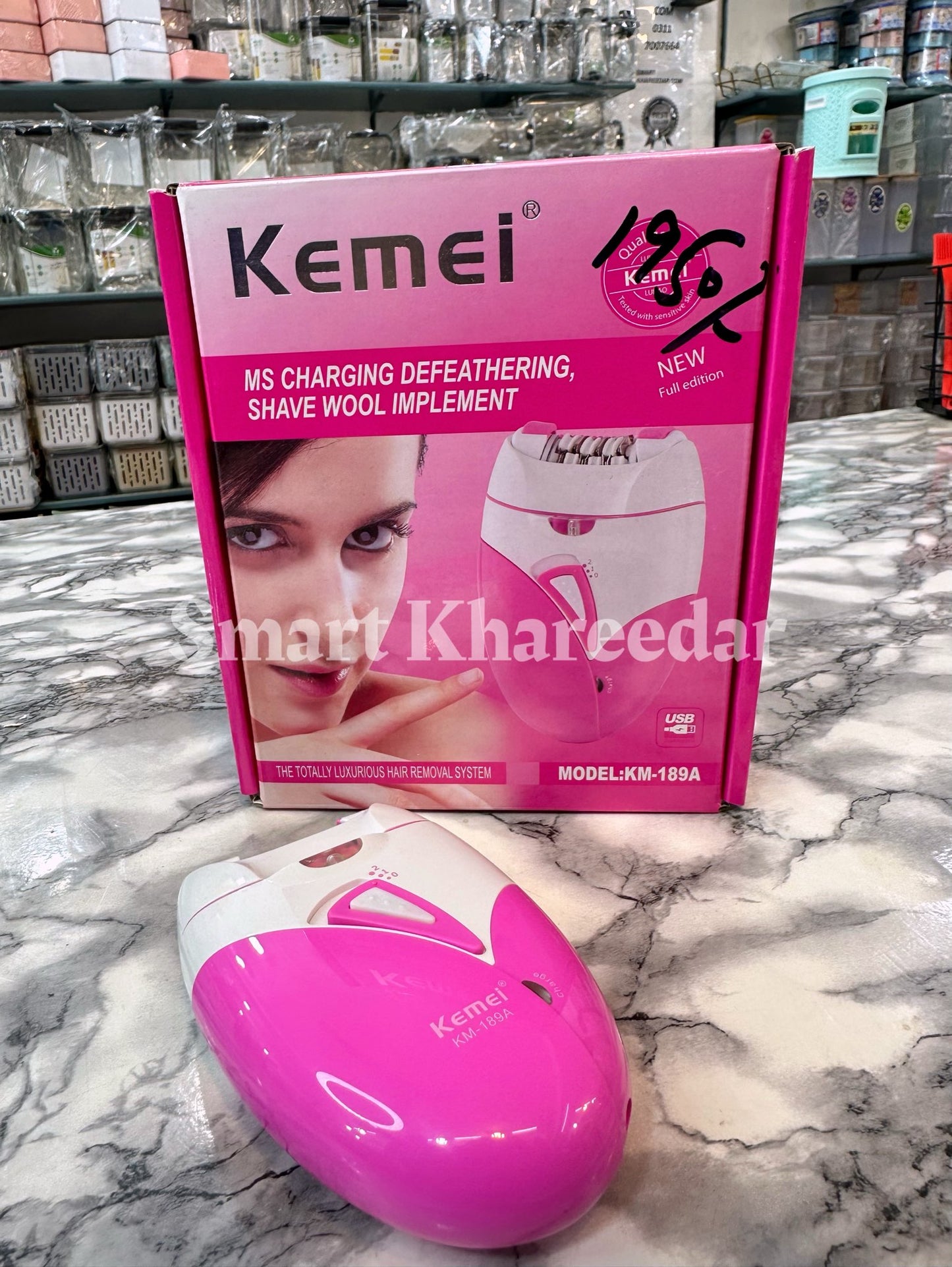 KEMEI KM-189A HAIR REMOVAL EPILATOR FOR WOMEN