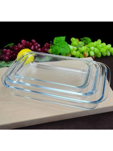 Pyrex Glass Oven Baking Pan 3pcs - 3L+4L+5 | Rectangular Lasagna Dish