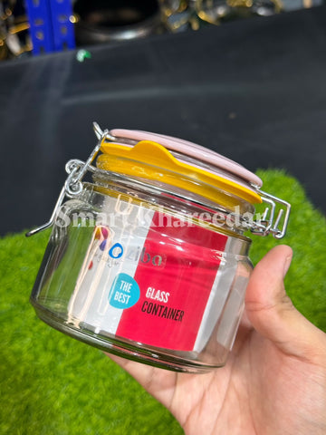 1/2kg Square Ziba Bavaria Glass Jar | Fully Airtight